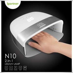 N10 Suszarka do paznokci, 48W Lampa LED do paznokci UV do paznokci żelowych z ustawieniem Sensor and Timer firmy Ipartner